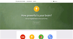Desktop Screenshot of humanbenchmark.com