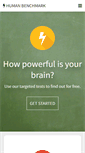 Mobile Screenshot of humanbenchmark.com